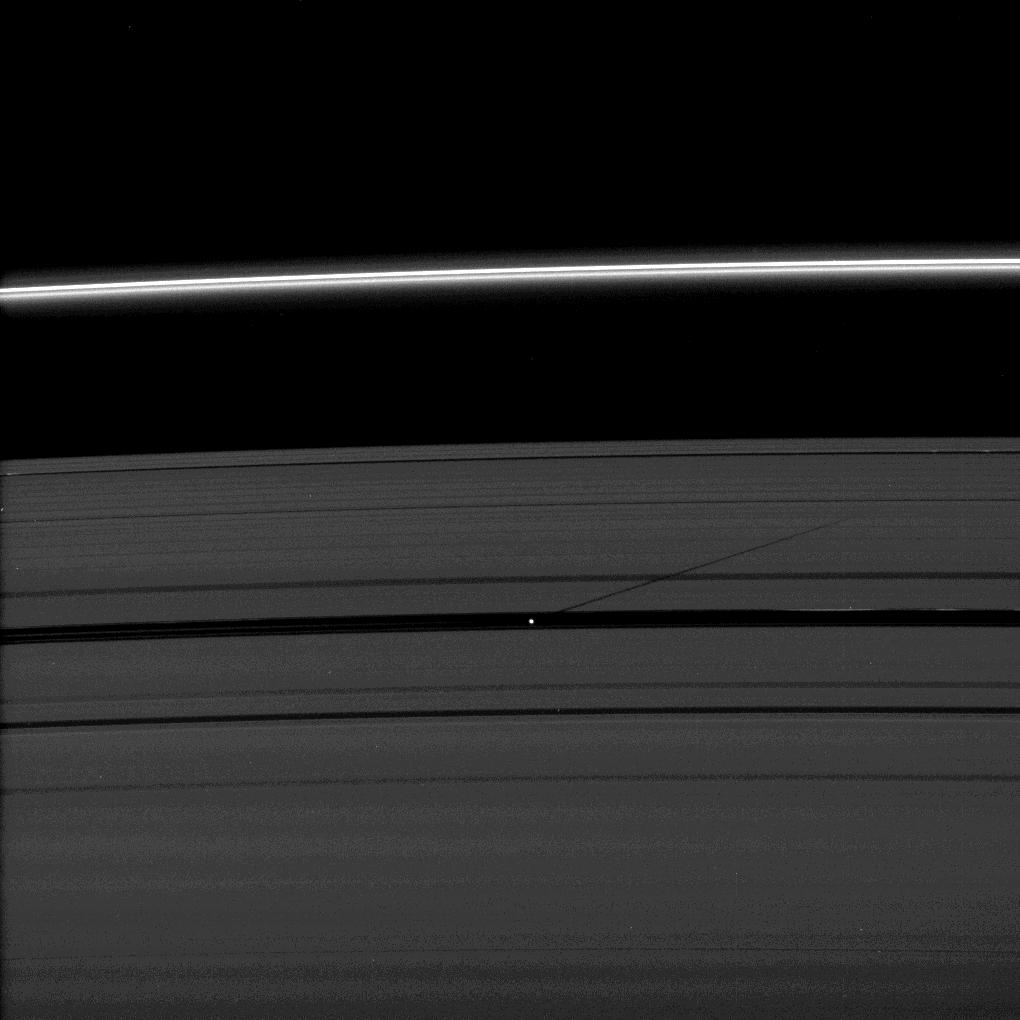 pan in saturn's rings