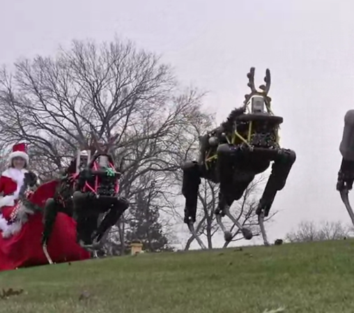 Boston Dynamics Robots Make Reindeer Obsolete