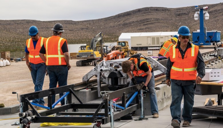 Hyperloop Motor Tested For The First Time In The Nevada Desert