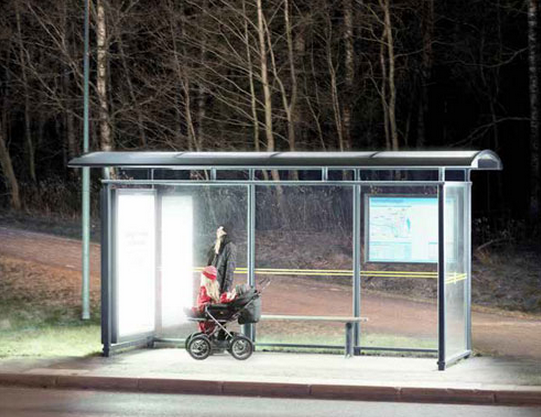 To Fight Winter Blahs, Sweden Offers Light Therapy At The Bus Stop