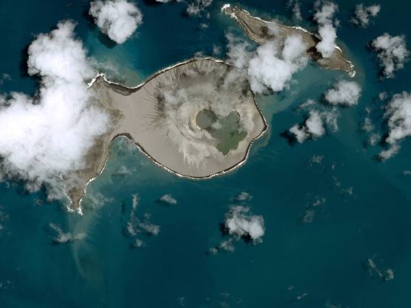 An Underwater Volcano Just Created A New Island