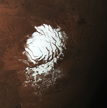 See A Glorious New Image Of Mars’ South Pole