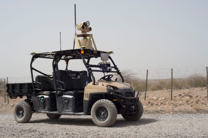 The U.S. Military Is Patrolling Djibouti With Robot Golf Carts