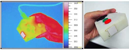 A Video Game Controller that Stimulates with Hot and Cold Sensations