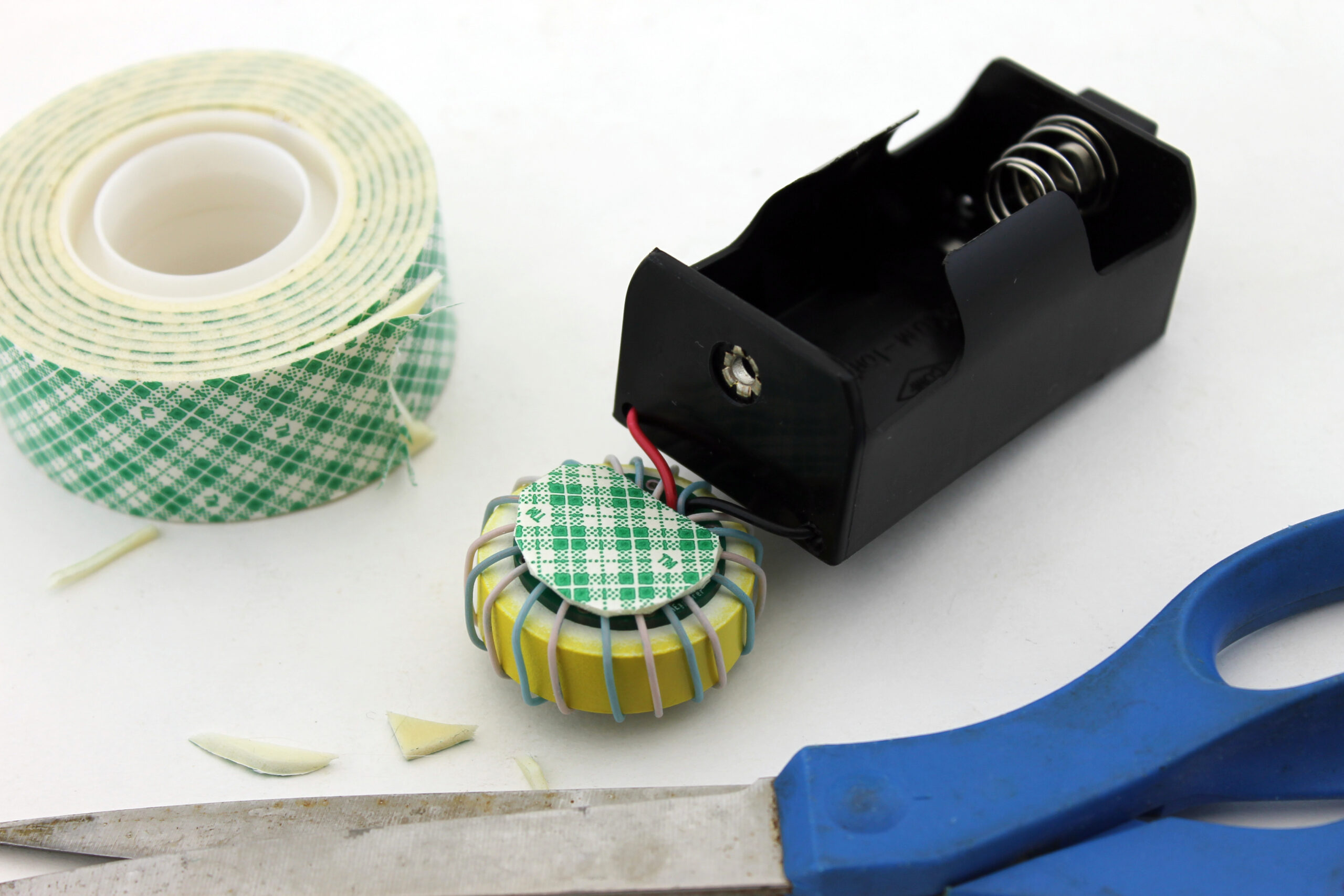 Attach foam tape