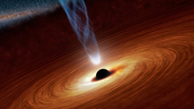 Distant, Gargantuan Black Hole Spins At Almost The Speed Of Light