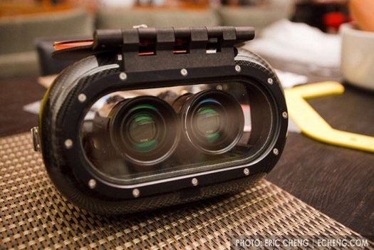 An Impressive, Custom Underwater 3-D Camcorder Setup