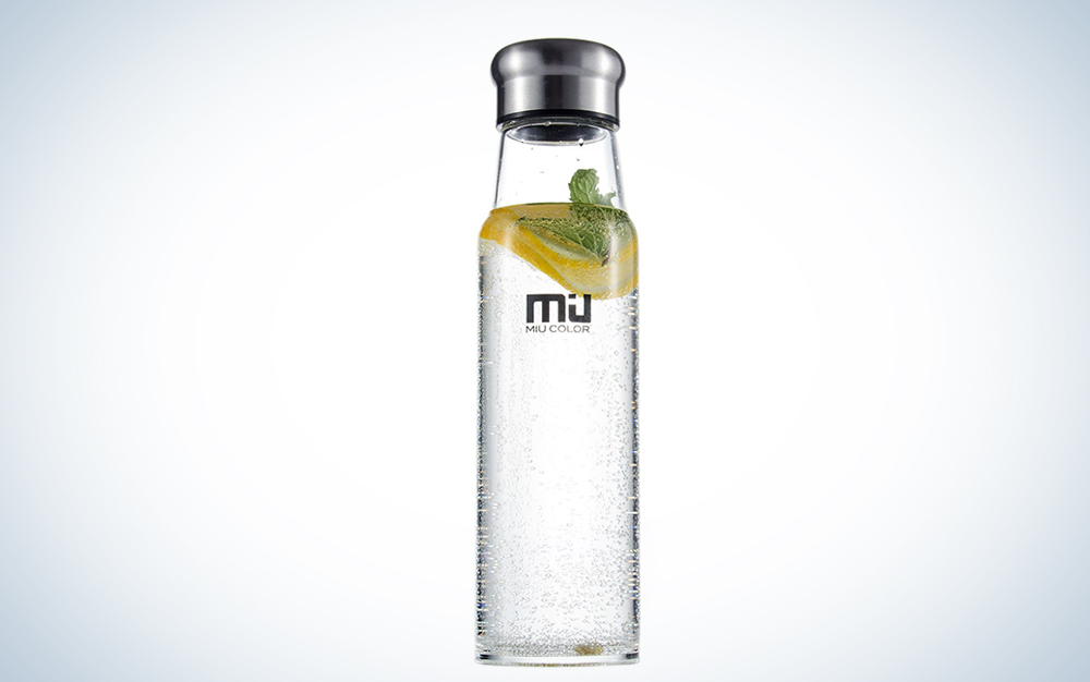 MIU COLOR 18.5 oz Glass Water Bottle