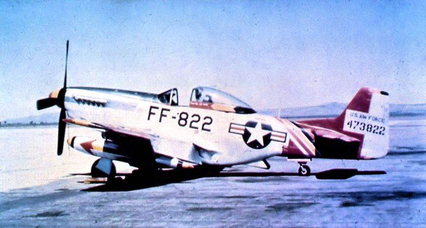 F-51D Mustang At  Keflavik Air Base, Iceland, in September 1952