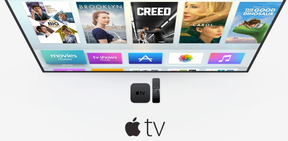 Apple TV ad on Apple.com