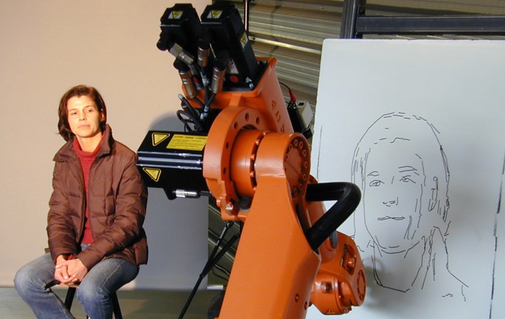 German Industrial Bot Takes Up the Art of Portraiture