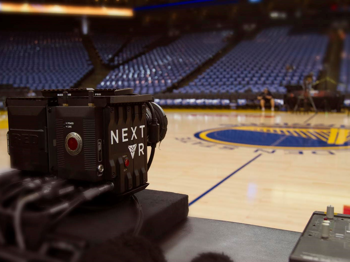 NextVR camera at a 2015 Golden State Warriors Game
