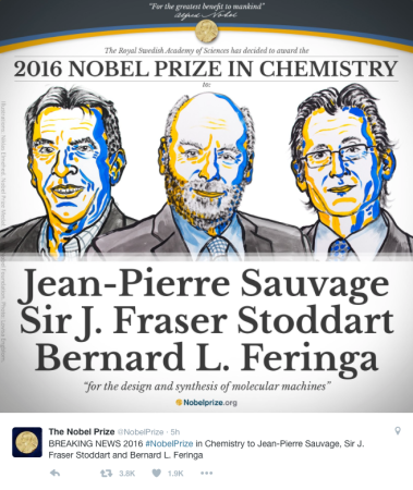 Chemistry Nobel Prize Awarded For World’s Smallest Machines