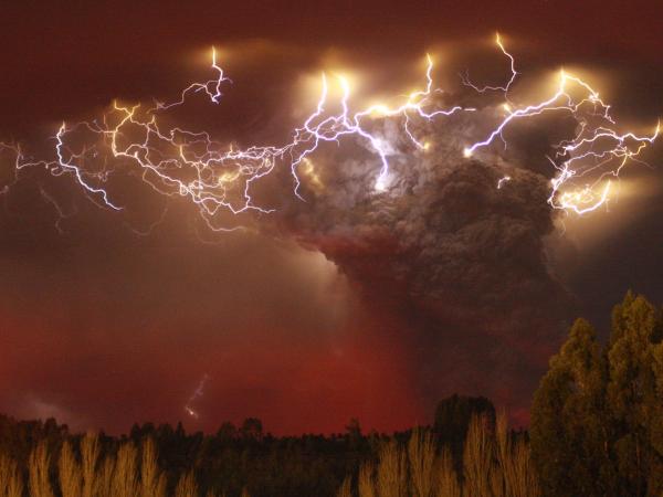 Where Does Volcanic Lightning Come From?