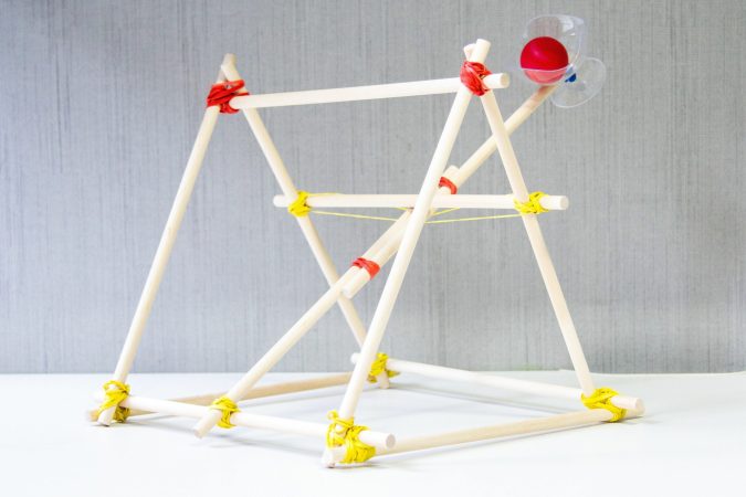 How to build a tabletop catapult