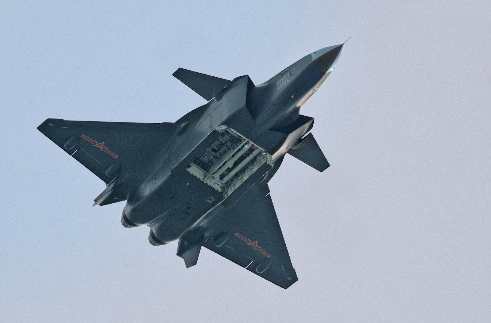 J-20 Stealth Fighter China PL-15 Missile