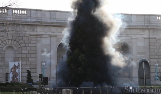 Say Goodbye To Christmas By Watching This Giant Tree Explode