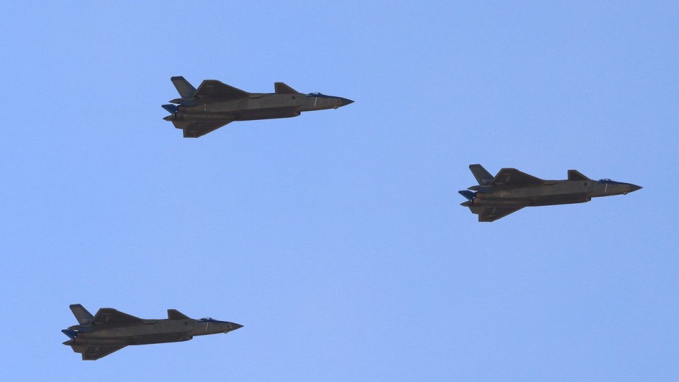 PLA China 90th Anniversary Parade Zhurihe  J-20