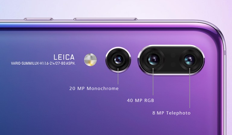 Huawei P20 Pro Smartphone camera
