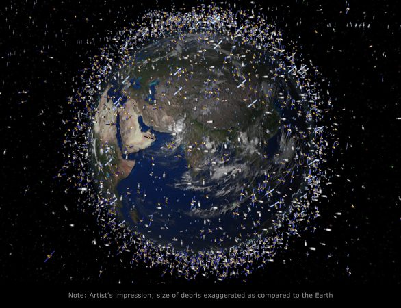 Space Debris Solution du Jour: Launching a Cloud of Tungsten Dust Into Orbit