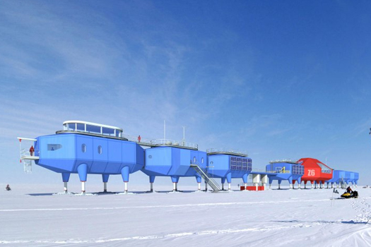 This Weird Antarctic Building Can Ski On Ice