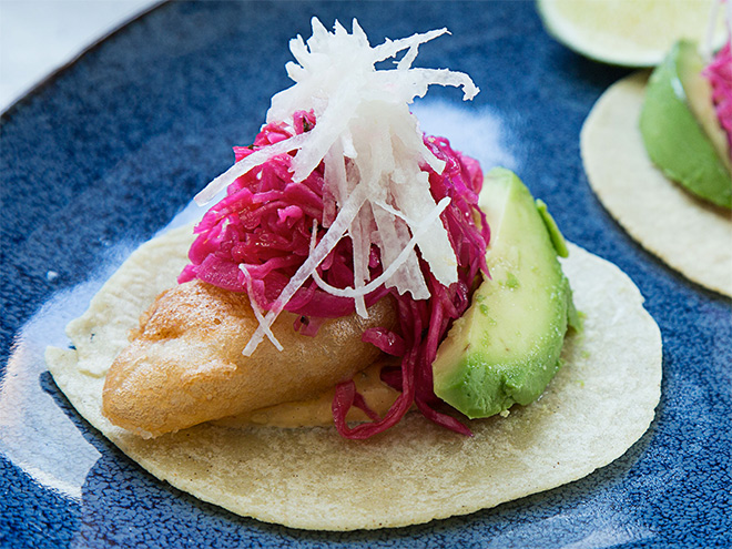 Jose Garces Fish Tacos