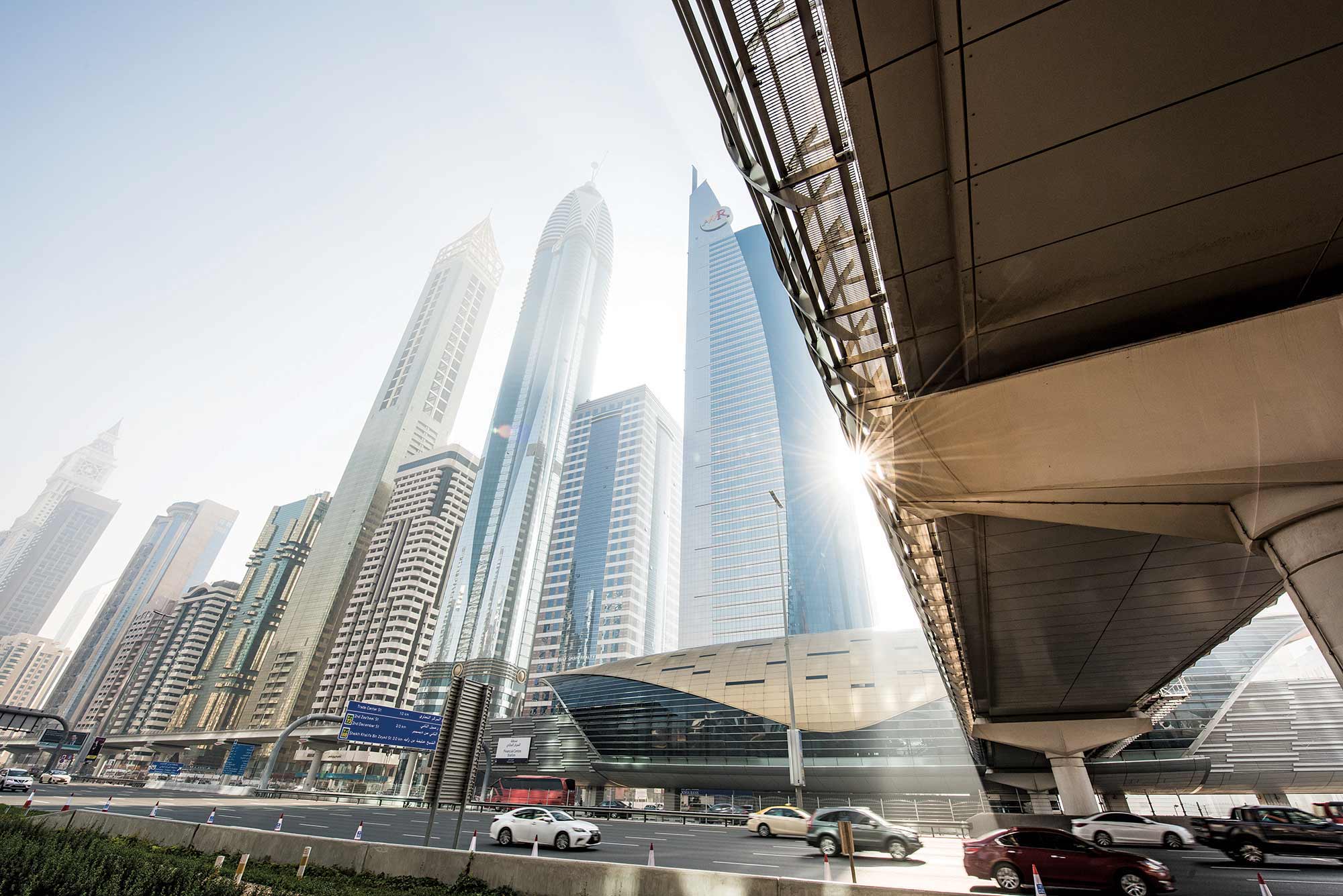 Dubai's Financial Centre Metro Station