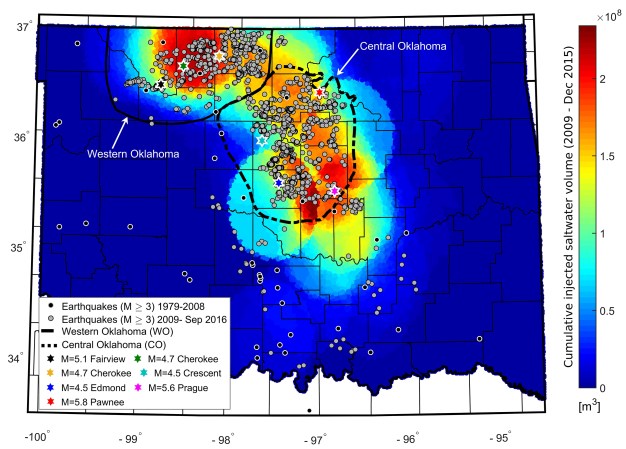 Less wastewater injected into the ground means less shaking in Oklahoma