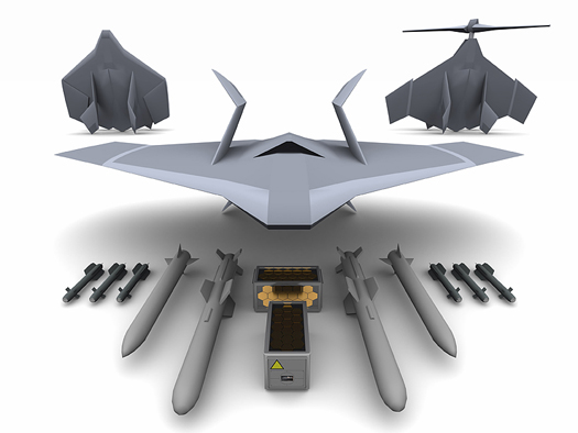 UK Calls For a Transforming, Laser-Toting Stealth UAV