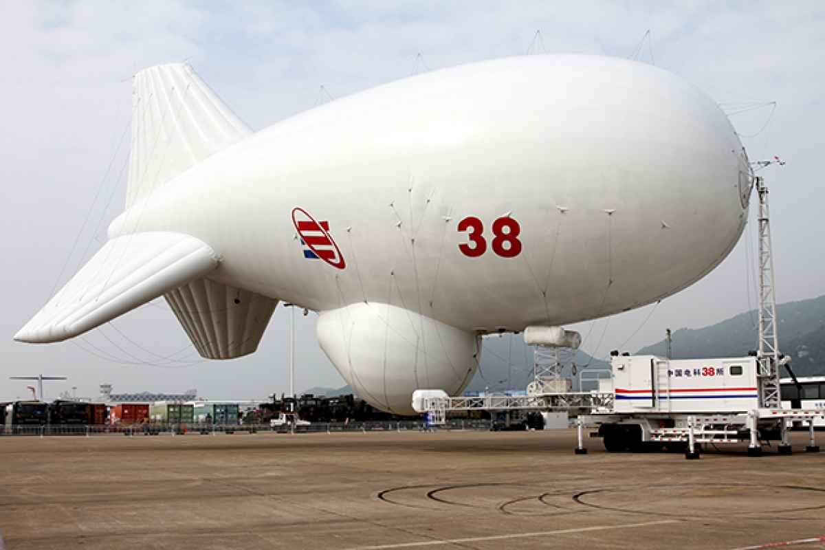 Ghost Fleet Military Aerostat on the ground