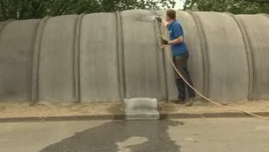 ‘Concrete Canvas’ Makes Erecting Permanent Buildings As Easy as Pitching a Tent