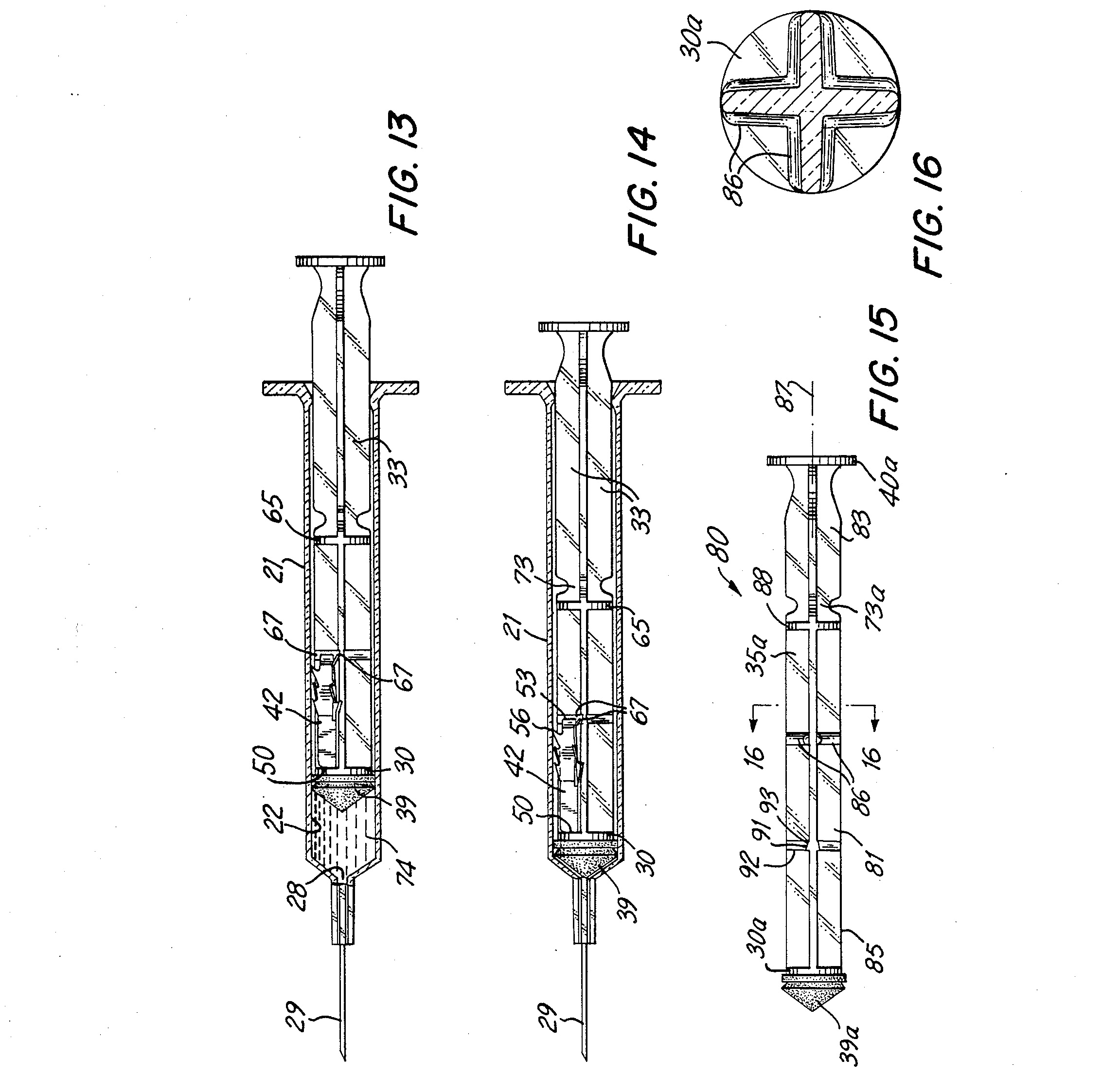 illustration showing a cross-section of an abuse-resistant syringe