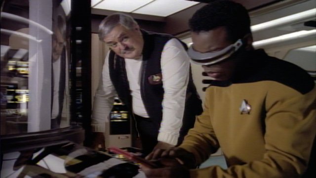 LeVar Burton and James Doohan