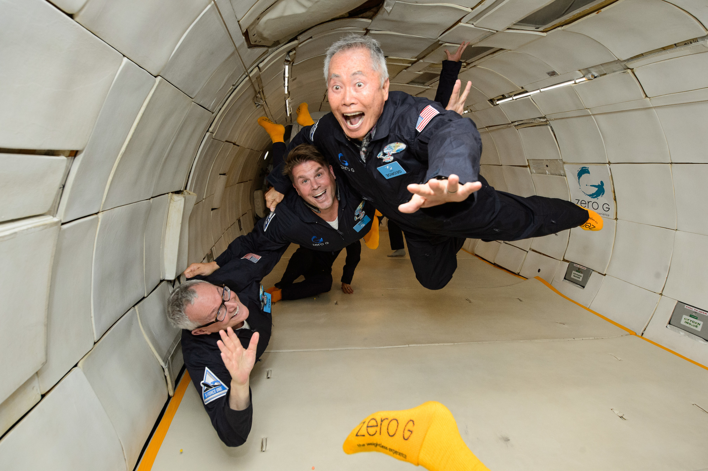 George Takei, Brad Altman, and Rod Roddenberry