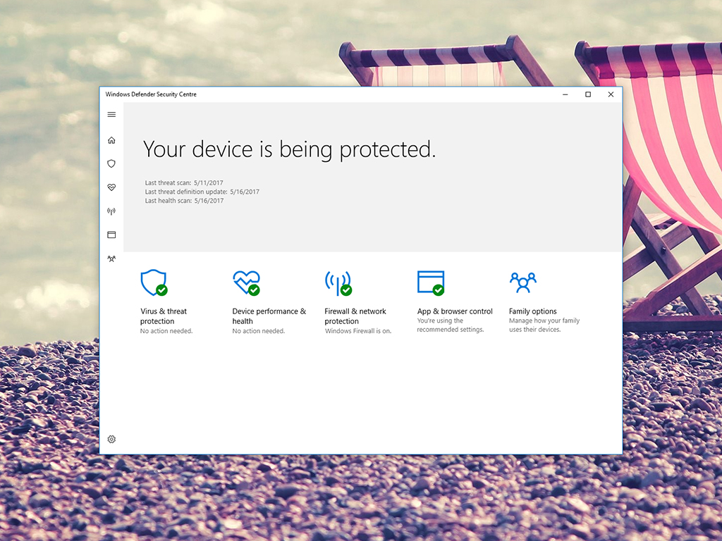 Windows Defender, an antivirus program that will help you remove malware from Windows computers.