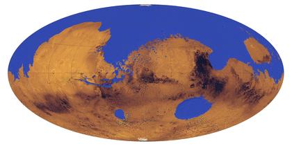 A Huge Ocean Likely Covered More Than a Third of Mars 3.5 Billion Years Ago