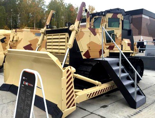 Russia Unveils Armored Bulldozer