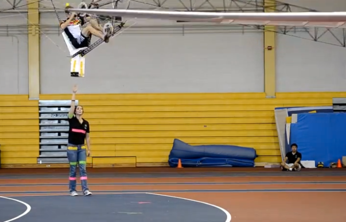 Video: Maryland Student Hovers 8 Feet High in Human-Powered Helicopter, Smashing Previous Records