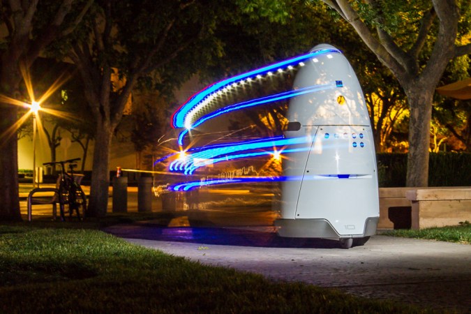 Uber Parking Lot Patrolled By Security Robot
