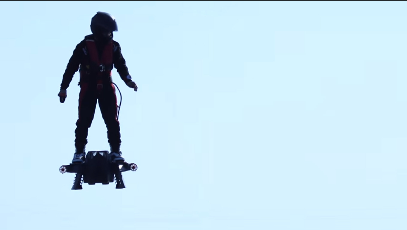 Flyboard In Flight