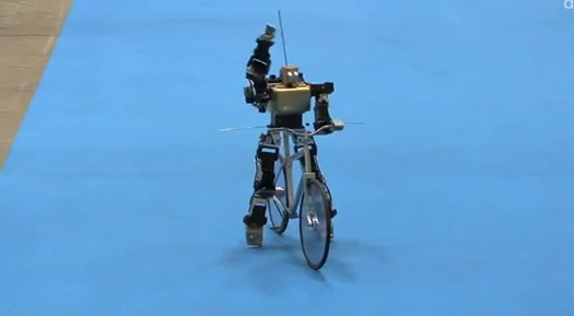 Video: Adorable Robot Rides Fixed-Gear Bicycle