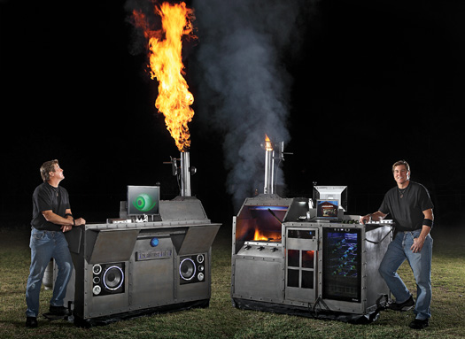 The Ultimate Tailgating Station Combines a TV, Wine Refrigerator, and Grill