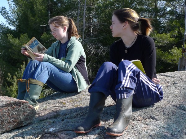 Gotta go outdoors? Bring a book