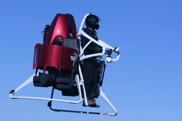 Martin Jetpack In Flight