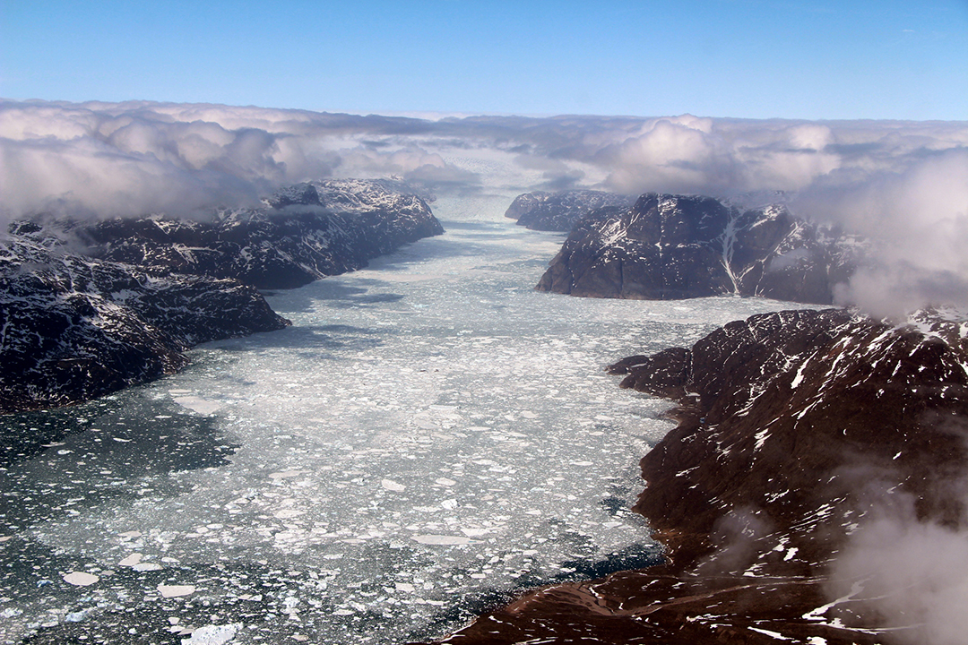Fjord in southern Greenland