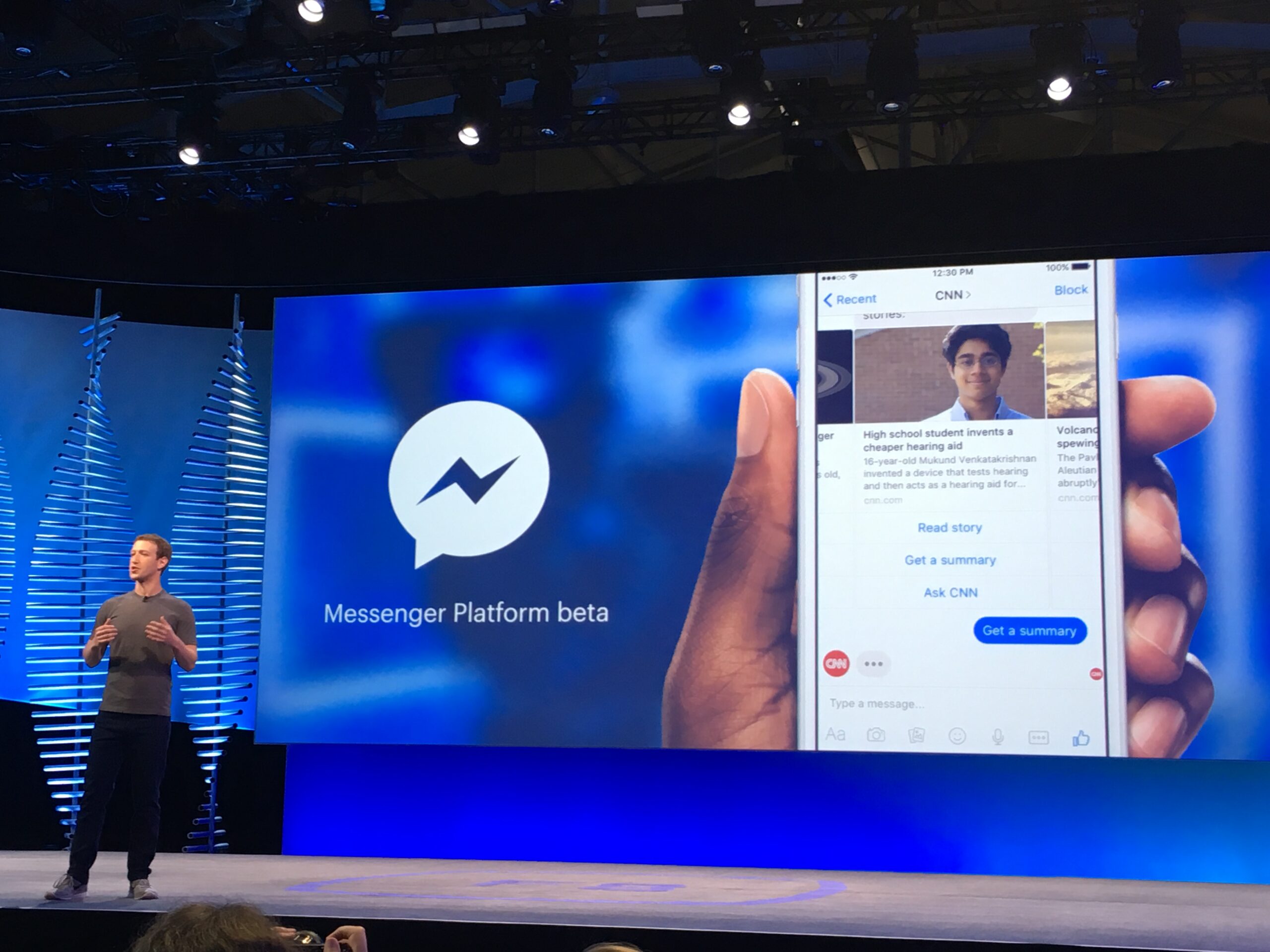 Facebook's Messenger app will now host a variety of bots for businesses.