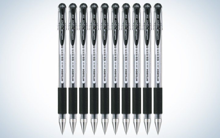  Uni-ball Signo DX pens