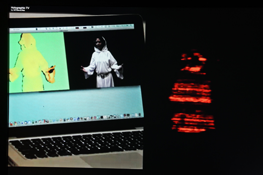 Leia in Your Living Room: Projecting a Star-Wars-Style Hologram With a Microsoft Kinect