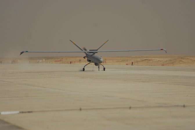 Modified Israeli Drone Seen Flying Over Gaza