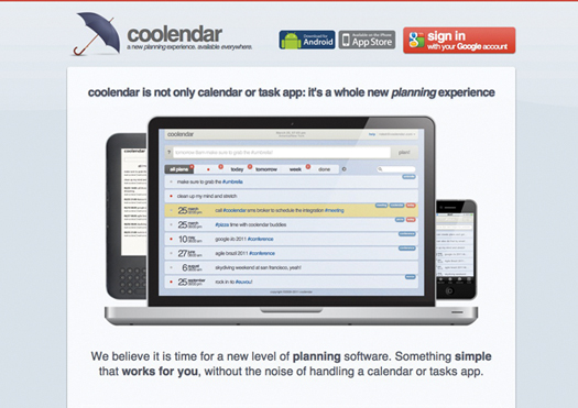 Website of the Month: Coolendar.com